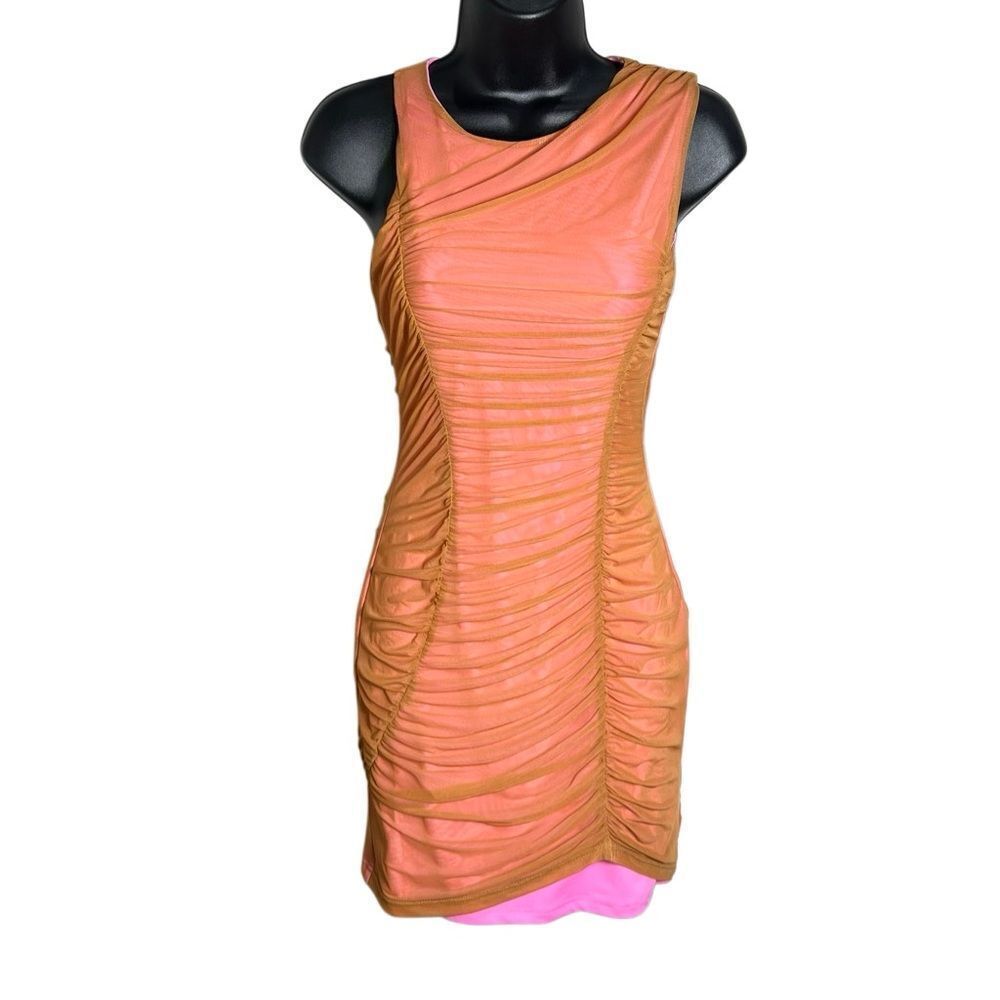 Nakedvice The Alexa Mini Dress Sand Pink Size Small — image 2 of 8